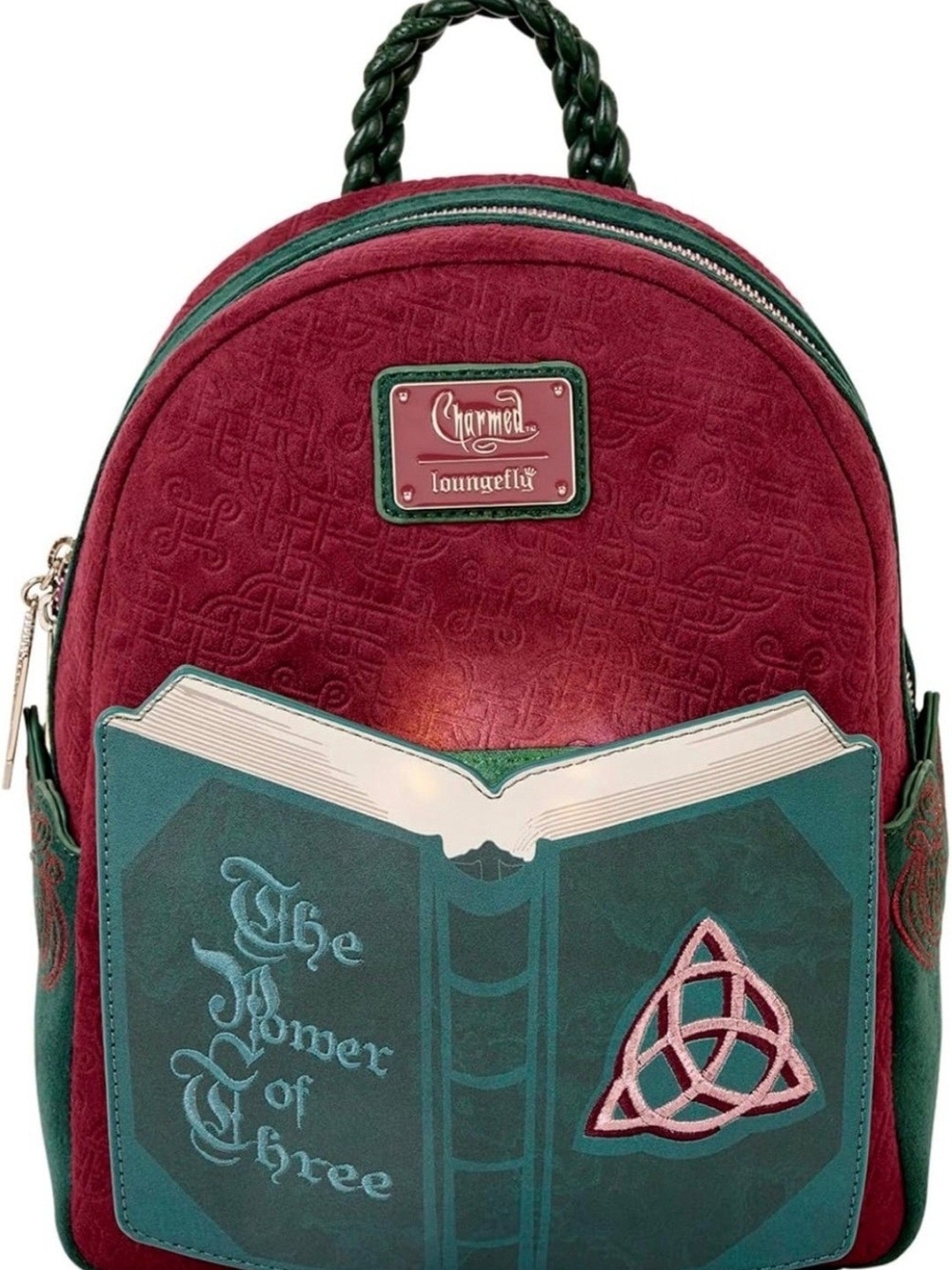 Loungefly Light Up Charmed Book Of Shadows Mini Backpack
